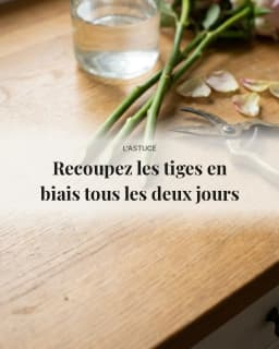 Un post produit par Zebulo pour une fleuriste : visuel et légende.